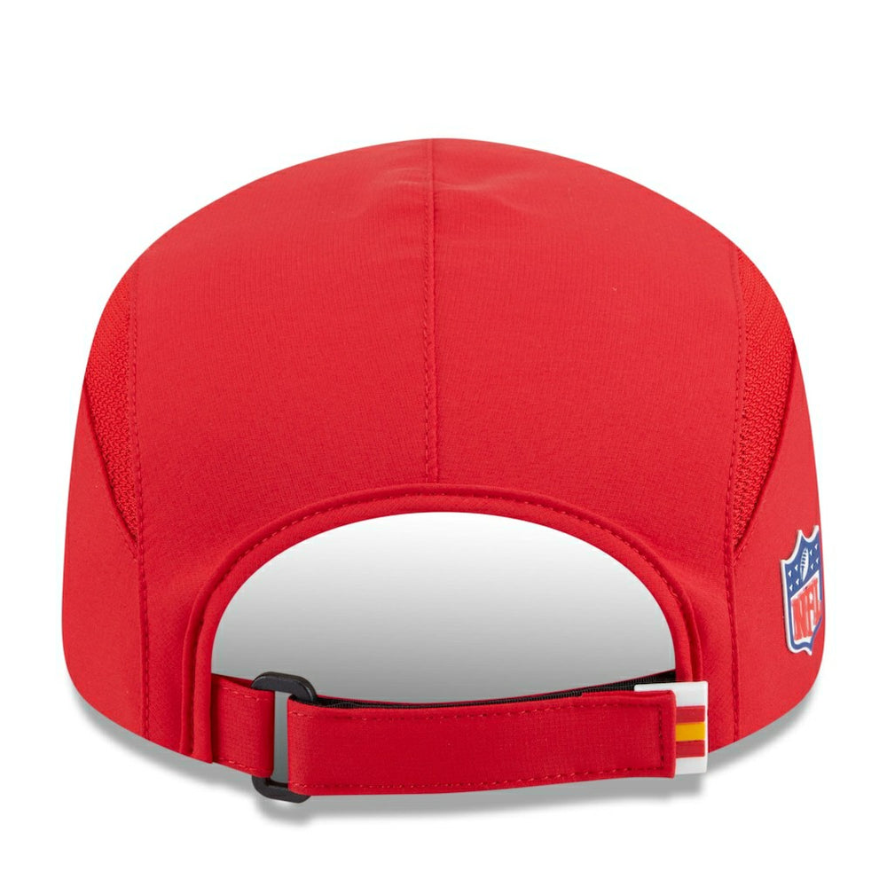 Kansas City Chiefs New Era 2025 Sideline Runner Adjustable Hat - Red outlet