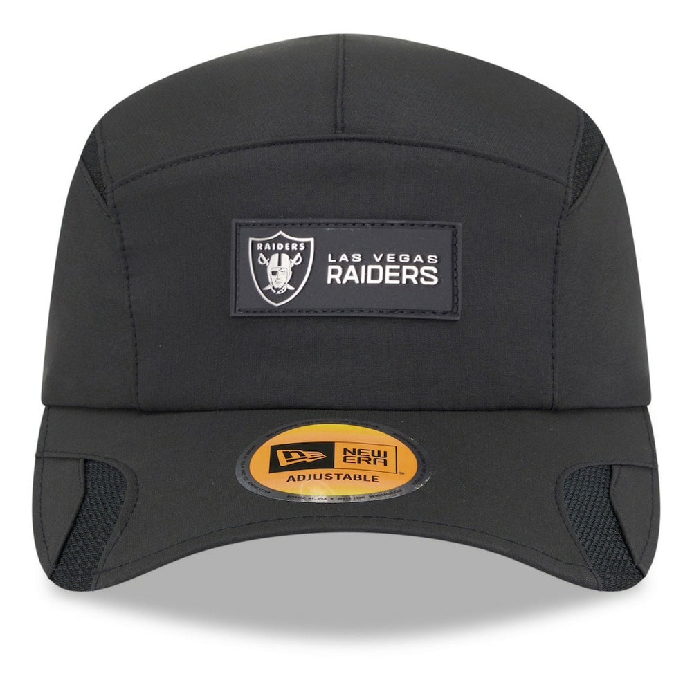 Las Vegas Raiders New Era 2025 Sideline Runner Adjustable Hat - Black for sale