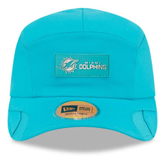 Miami Dolphins New Era 2025 Sideline Runner Adjustable Hat - Aqua discount