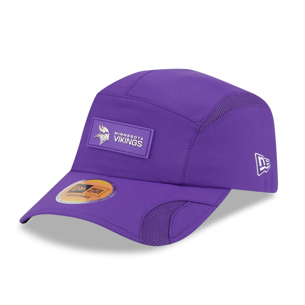 Minnesota Vikings New Era 2025 Sideline Runner Adjustable Hat - Purple discount