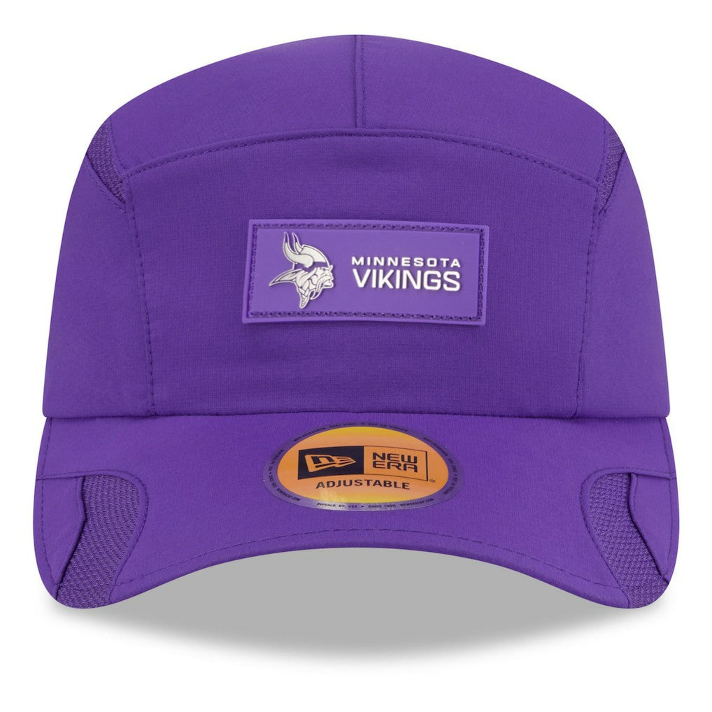 Minnesota Vikings New Era 2025 Sideline Runner Adjustable Hat - Purple discount