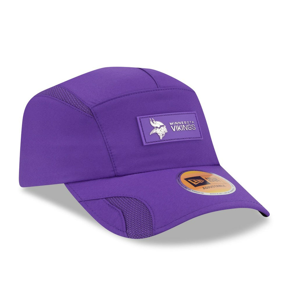 Minnesota Vikings New Era 2025 Sideline Runner Adjustable Hat - Purple discount