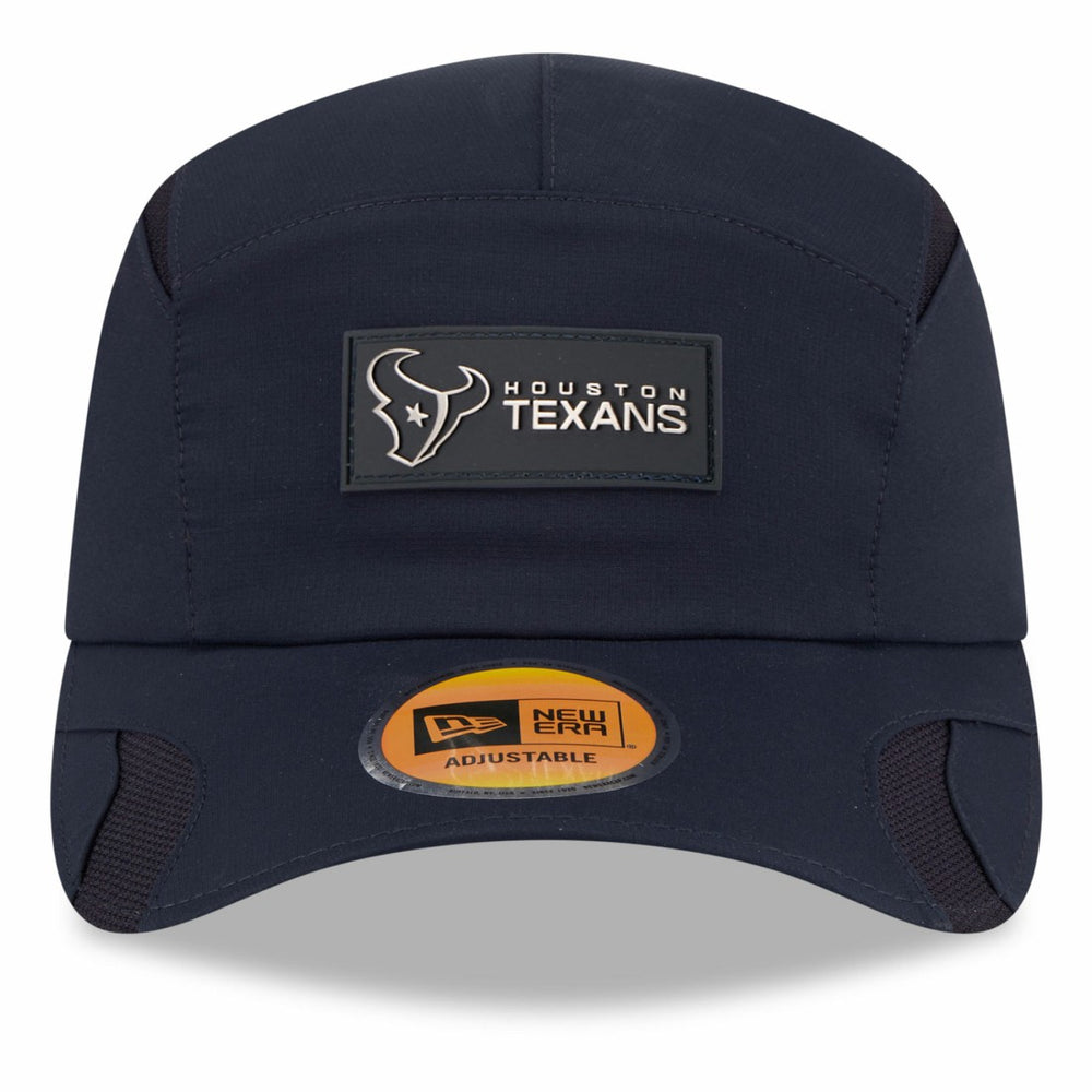 Houston Texans New Era 2025 Sideline Runner Adjustable Hat - Navy outlet