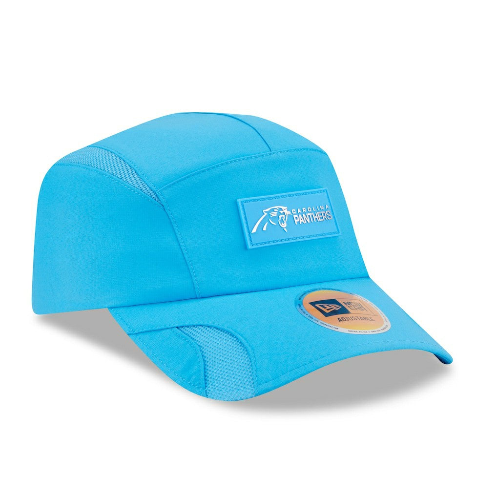 Carolina Panthers New Era 2025 Sideline Runner Adjustable Hat - Blue online