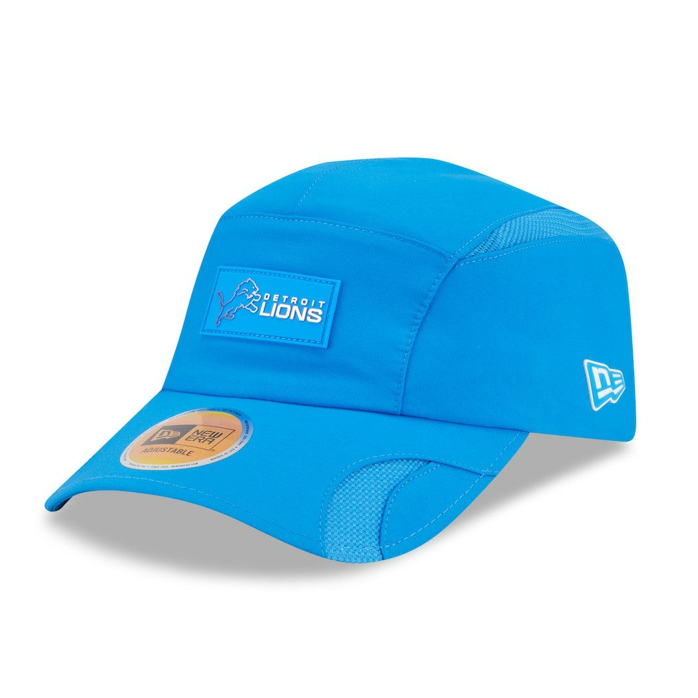 Detroit Lions New Era 2025 Sideline Runner Adjustable Hat - Blue for sale