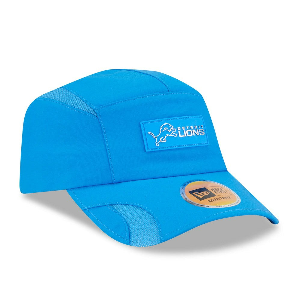 Detroit Lions New Era 2025 Sideline Runner Adjustable Hat - Blue for sale