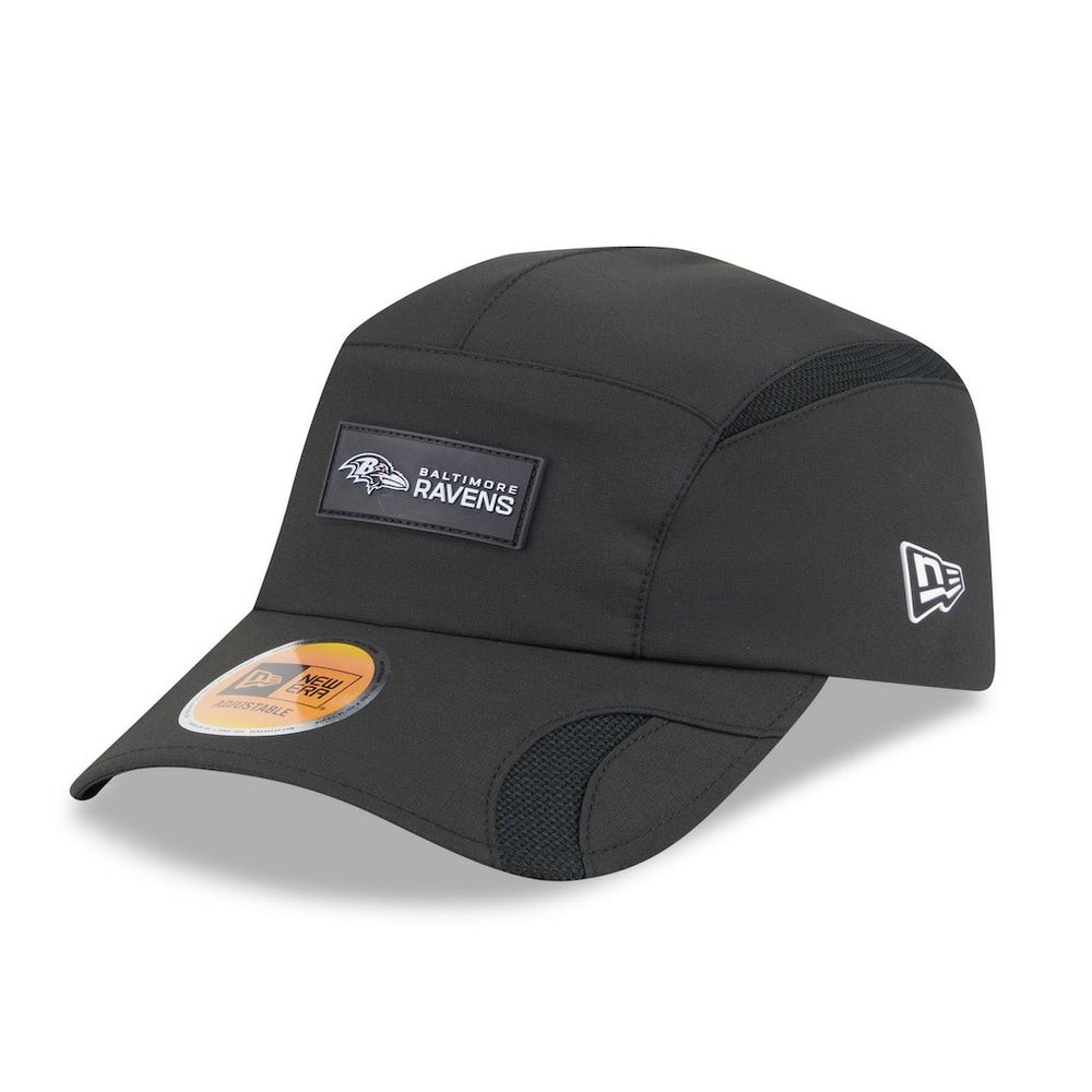 Baltimore Ravens New Era 2025 Sideline Runner Adjustable Hat - Black on sale