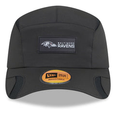 Baltimore Ravens New Era 2025 Sideline Runner Adjustable Hat - Black on sale