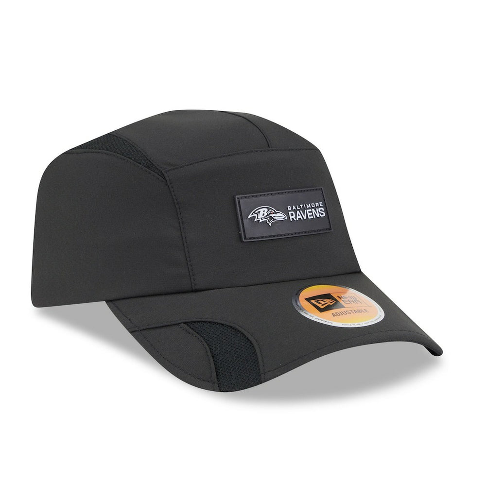 Baltimore Ravens New Era 2025 Sideline Runner Adjustable Hat - Black on sale