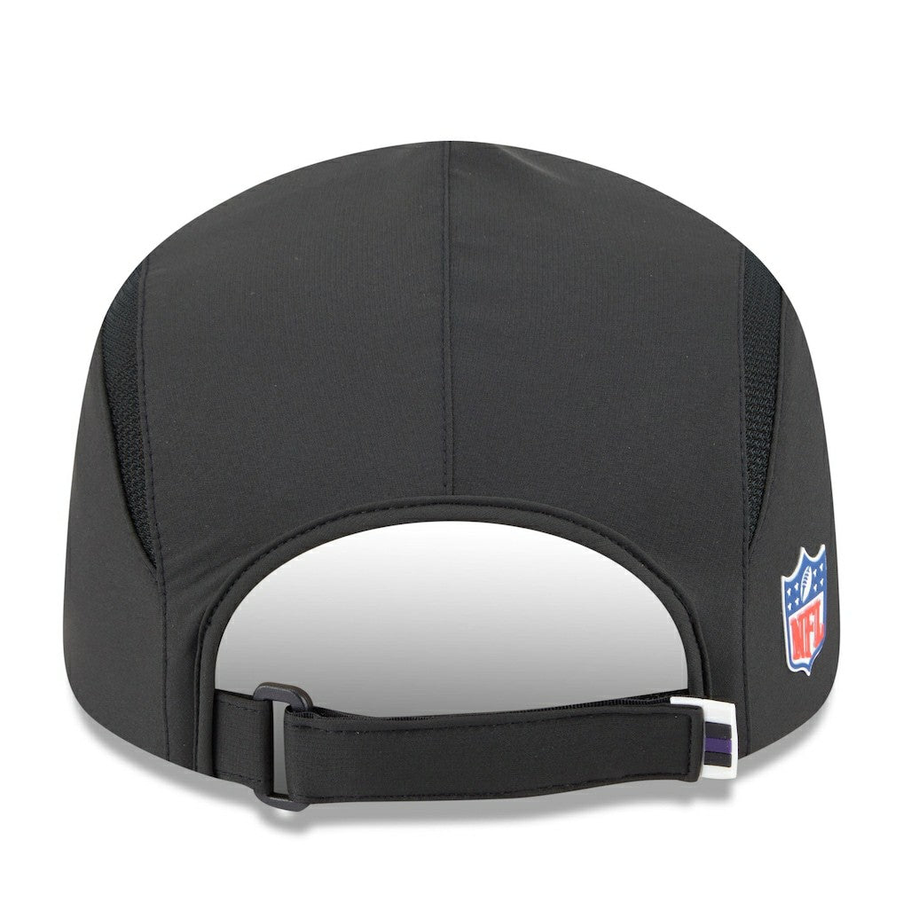 Baltimore Ravens New Era 2025 Sideline Runner Adjustable Hat - Black on sale
