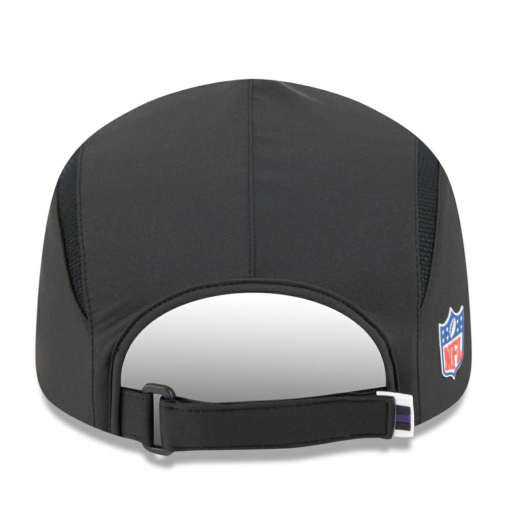 Baltimore Ravens New Era 2025 Sideline Runner Adjustable Hat - Black on sale
