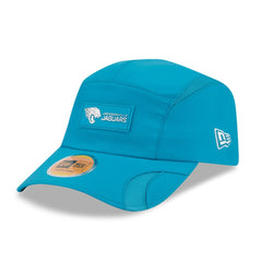 Jacksonville Jaguars New Era 2025 Sideline Runner Adjustable Hat - Teal cheap