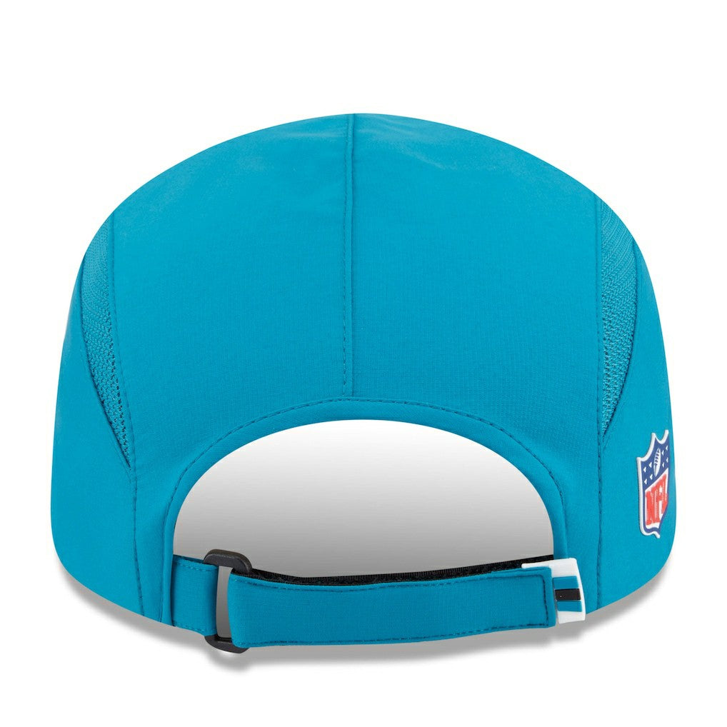 Jacksonville Jaguars New Era 2025 Sideline Runner Adjustable Hat - Teal cheap