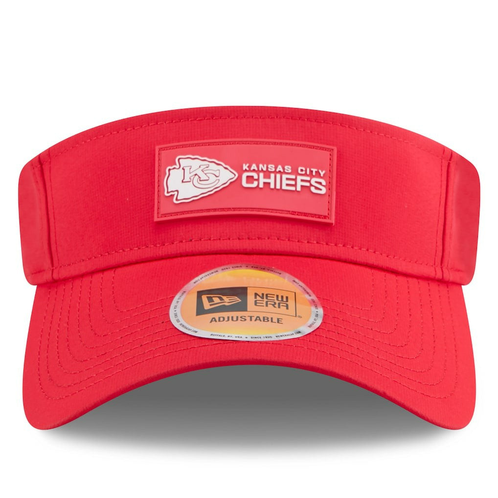Kansas City Chiefs New Era 2025 Sideline Visor - Red for sale