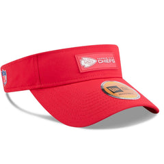 Kansas City Chiefs New Era 2025 Sideline Visor - Red for sale
