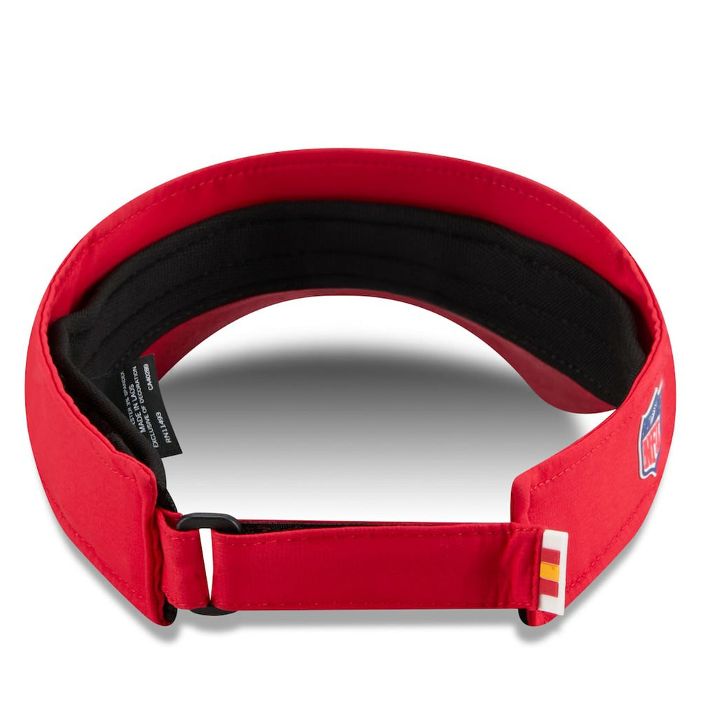 Kansas City Chiefs New Era 2025 Sideline Visor - Red for sale