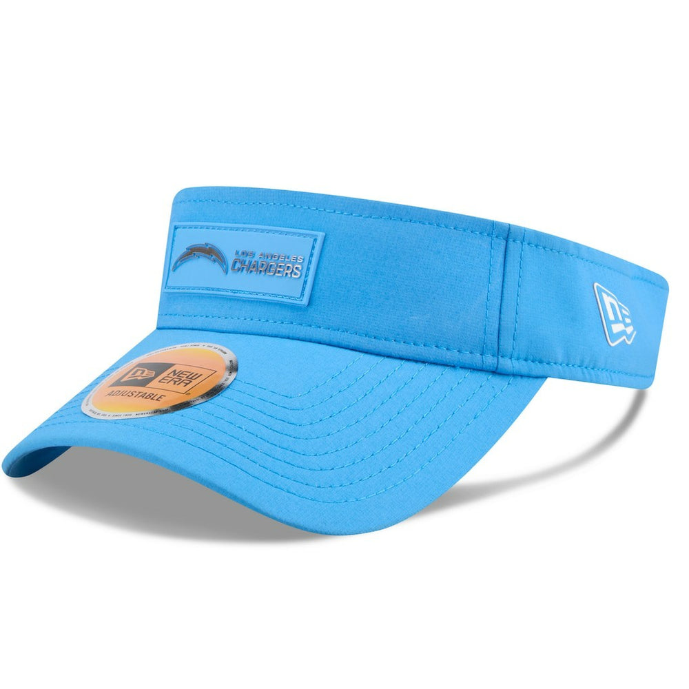 Los Angeles Chargers New Era 2025 Sideline Visor - Powder Blue cheap