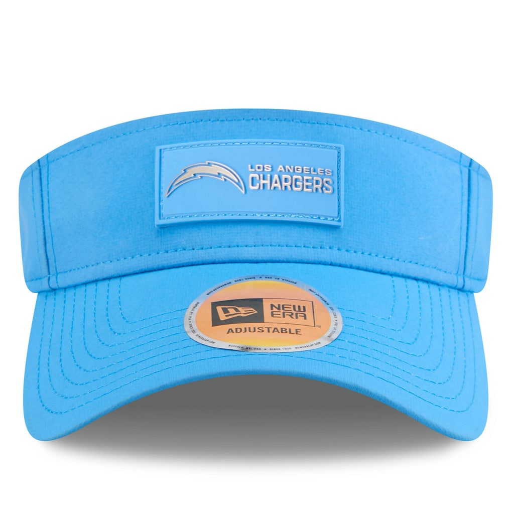 Los Angeles Chargers New Era 2025 Sideline Visor - Powder Blue cheap