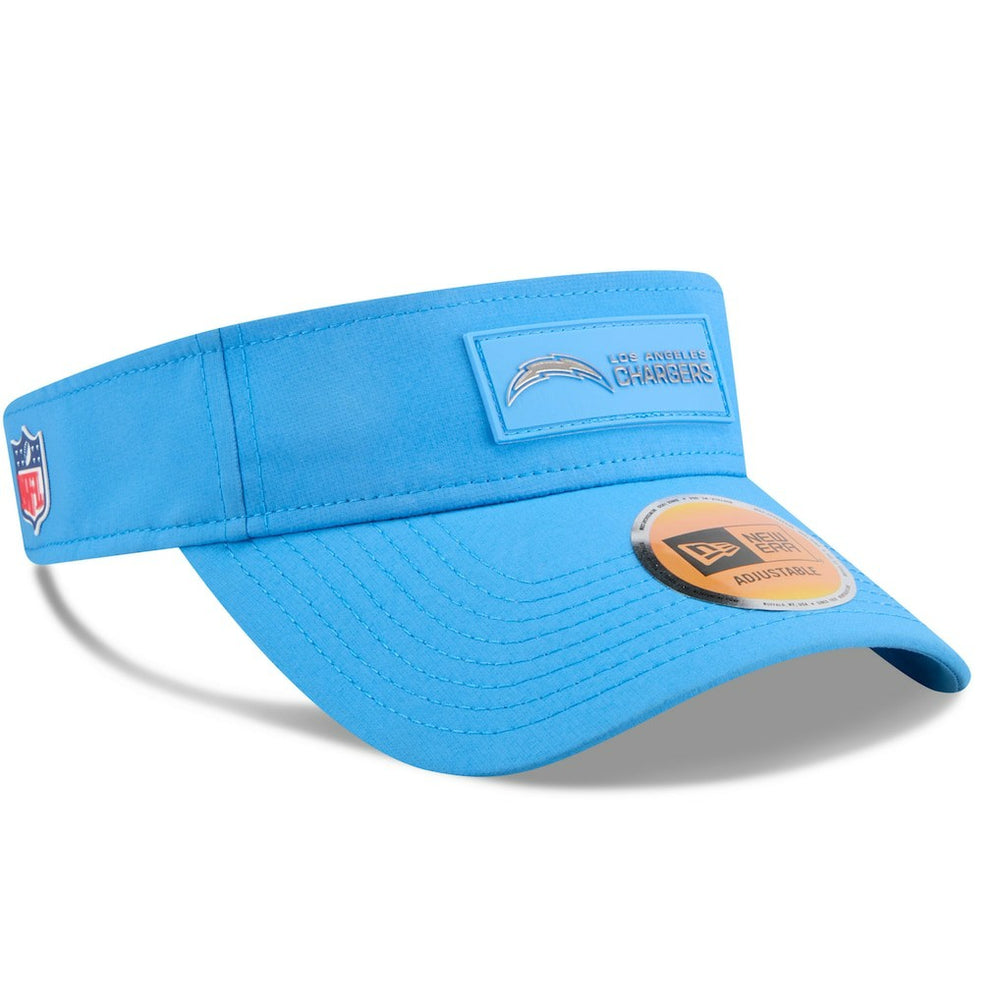 Los Angeles Chargers New Era 2025 Sideline Visor - Powder Blue cheap