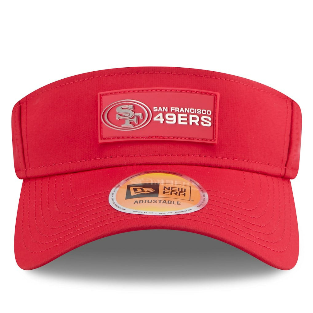 San Francisco 49ers New Era 2025 Sideline Visor - Scarlet cheap