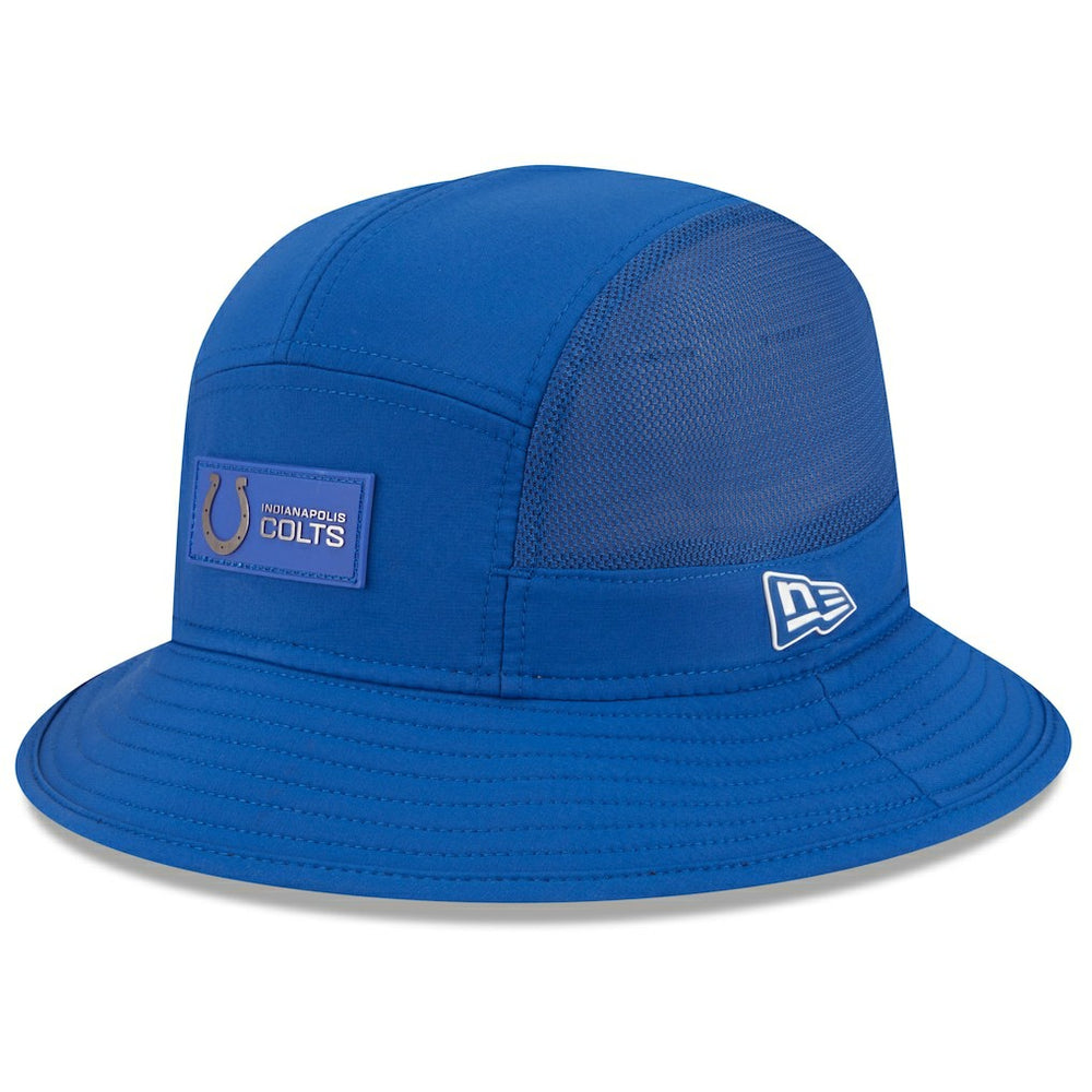 Indianapolis Colts New Era 2025 Sideline Bucket Hat - Royal outlet
