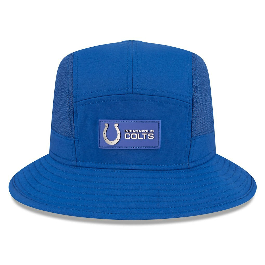 Indianapolis Colts New Era 2025 Sideline Bucket Hat - Royal outlet