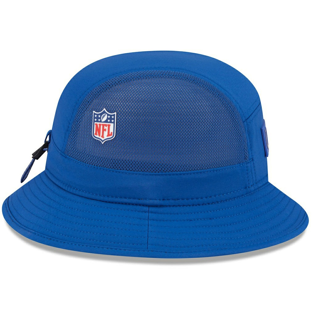 Indianapolis Colts New Era 2025 Sideline Bucket Hat - Royal outlet