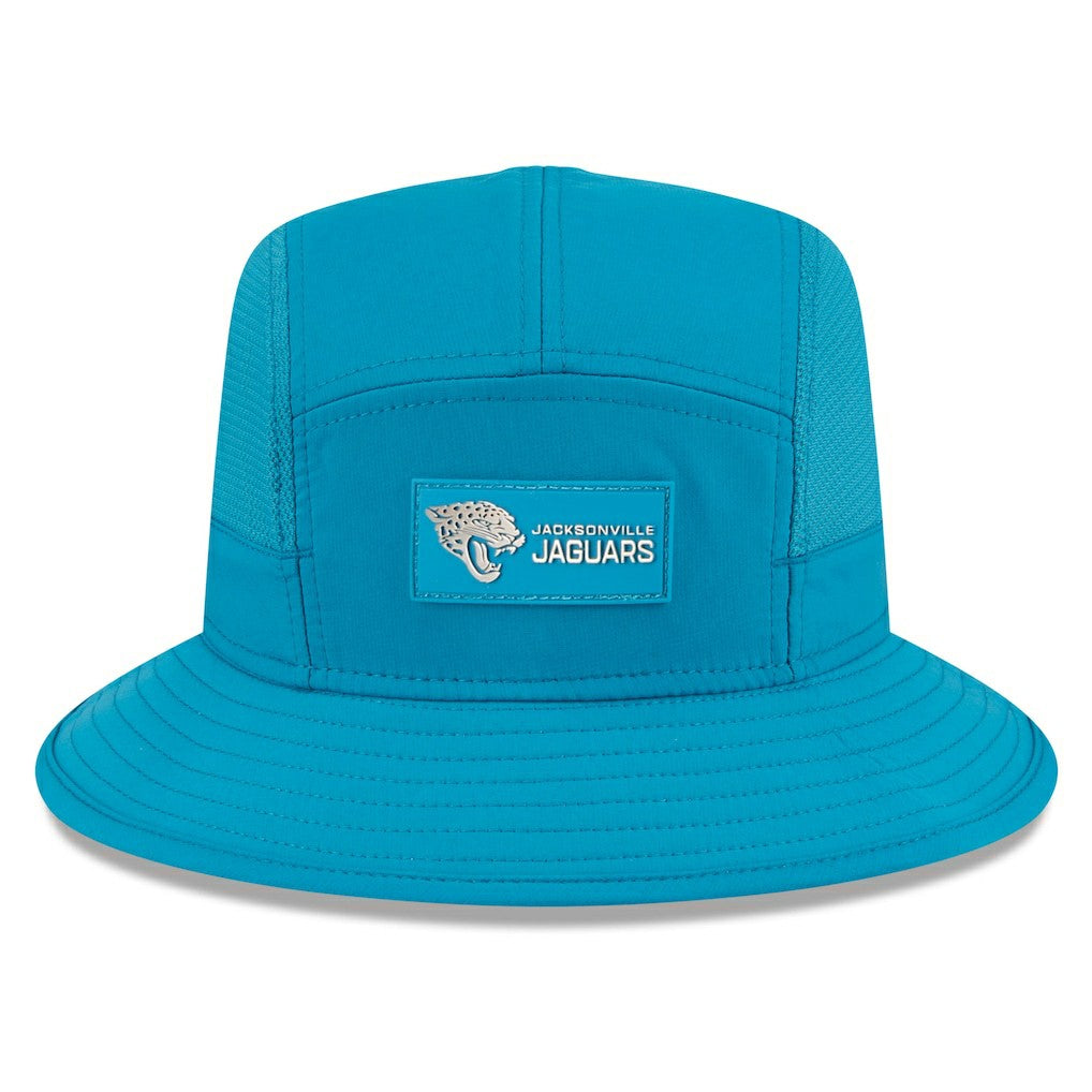 Jacksonville Jaguars New Era 2025 Sideline Bucket Hat - Teal outlet