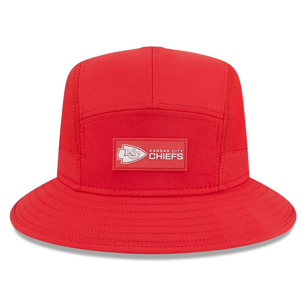 Kansas City Chiefs New Era 2025 Sideline Bucket Hat - Red discount