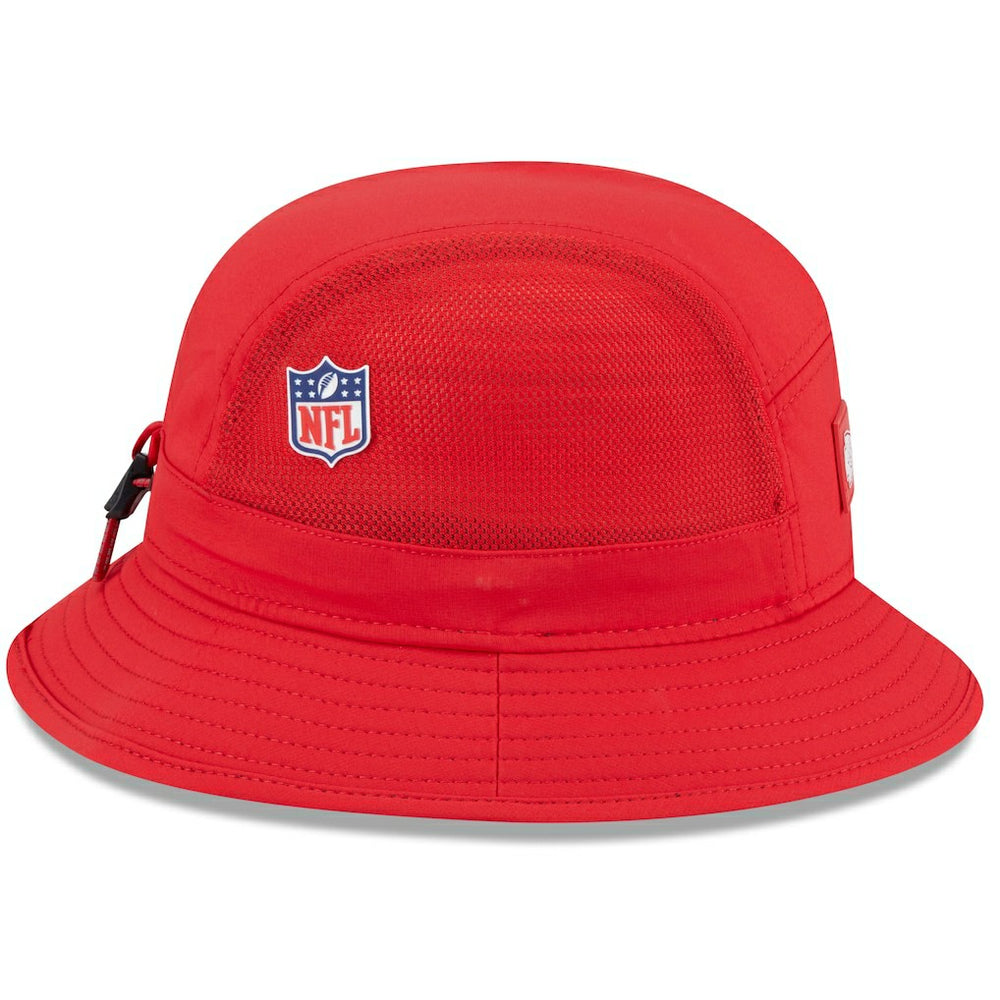 Kansas City Chiefs New Era 2025 Sideline Bucket Hat - Red discount