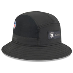 Las Vegas Raiders New Era 2025 Sideline Bucket Hat - Black sale