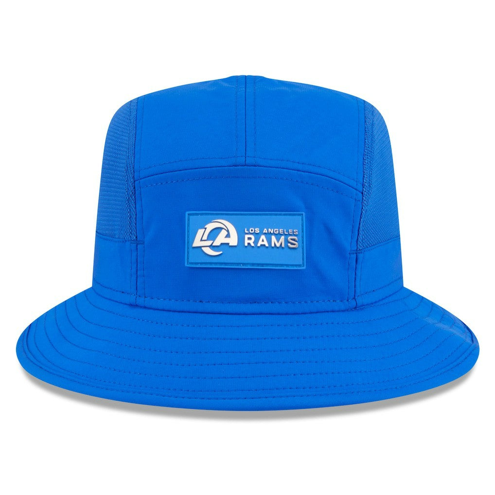 Los Angeles Rams New Era 2025 Sideline Bucket Hat - Royal sale