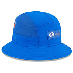Los Angeles Rams New Era 2025 Sideline Bucket Hat - Royal sale