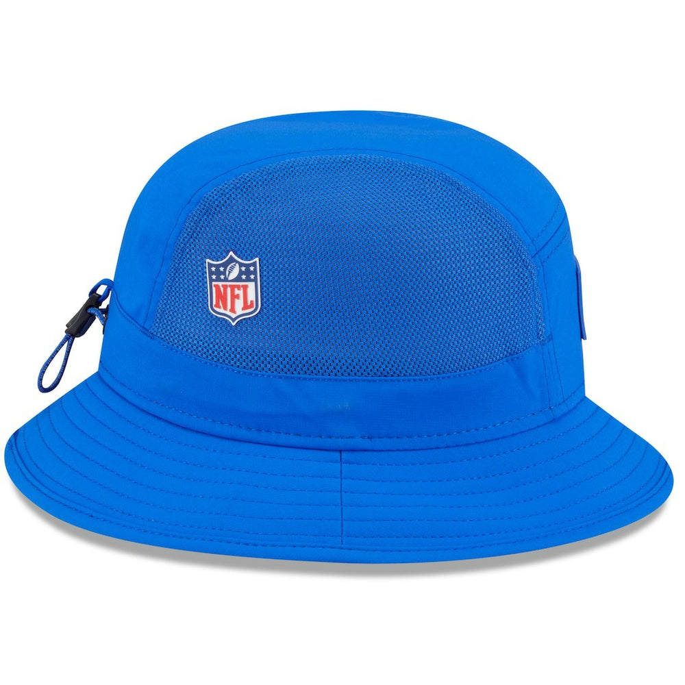 Los Angeles Rams New Era 2025 Sideline Bucket Hat - Royal sale