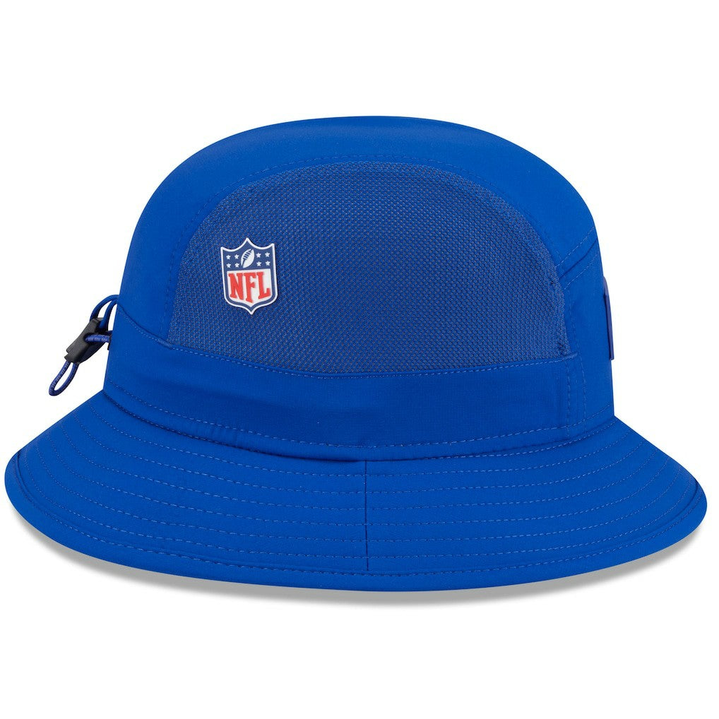 New York Giants New Era 2025 Sideline Bucket Hat - Royal sale