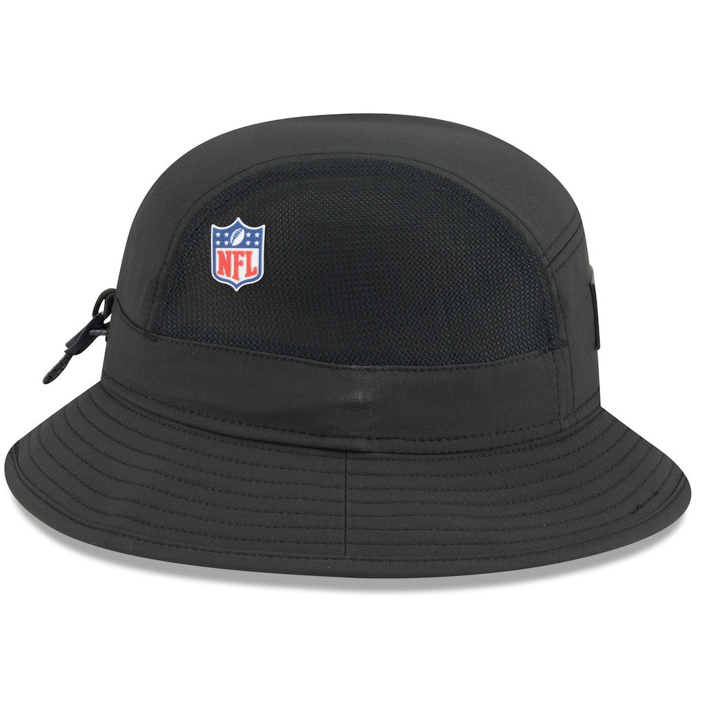 Pittsburgh Steelers New Era 2025 Sideline Bucket Hat - Black on sale