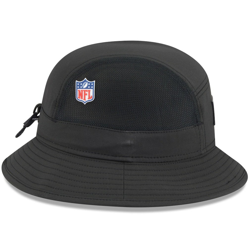 Pittsburgh Steelers New Era 2025 Sideline Bucket Hat - Black on sale