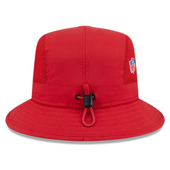 San Francisco 49ers New Era 2025 Sideline Bucket Hat - Scarlet discount
