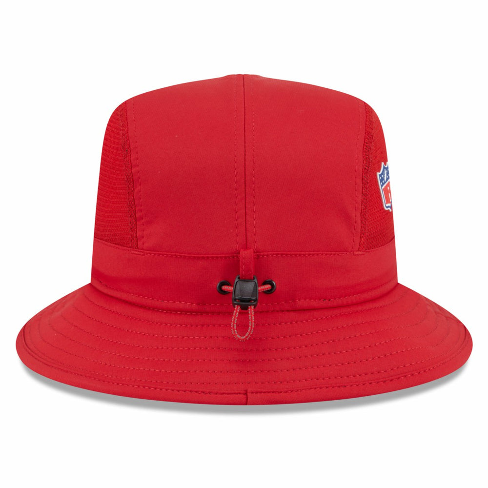 Tampa Bay Buccaneers New Era 2025 Sideline Bucket Hat - Red outlet