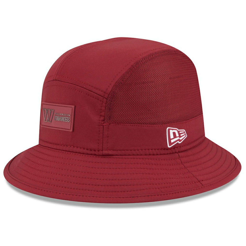 Washington Commanders New Era 2025 Sideline Bucket Hat - Burgundy discount