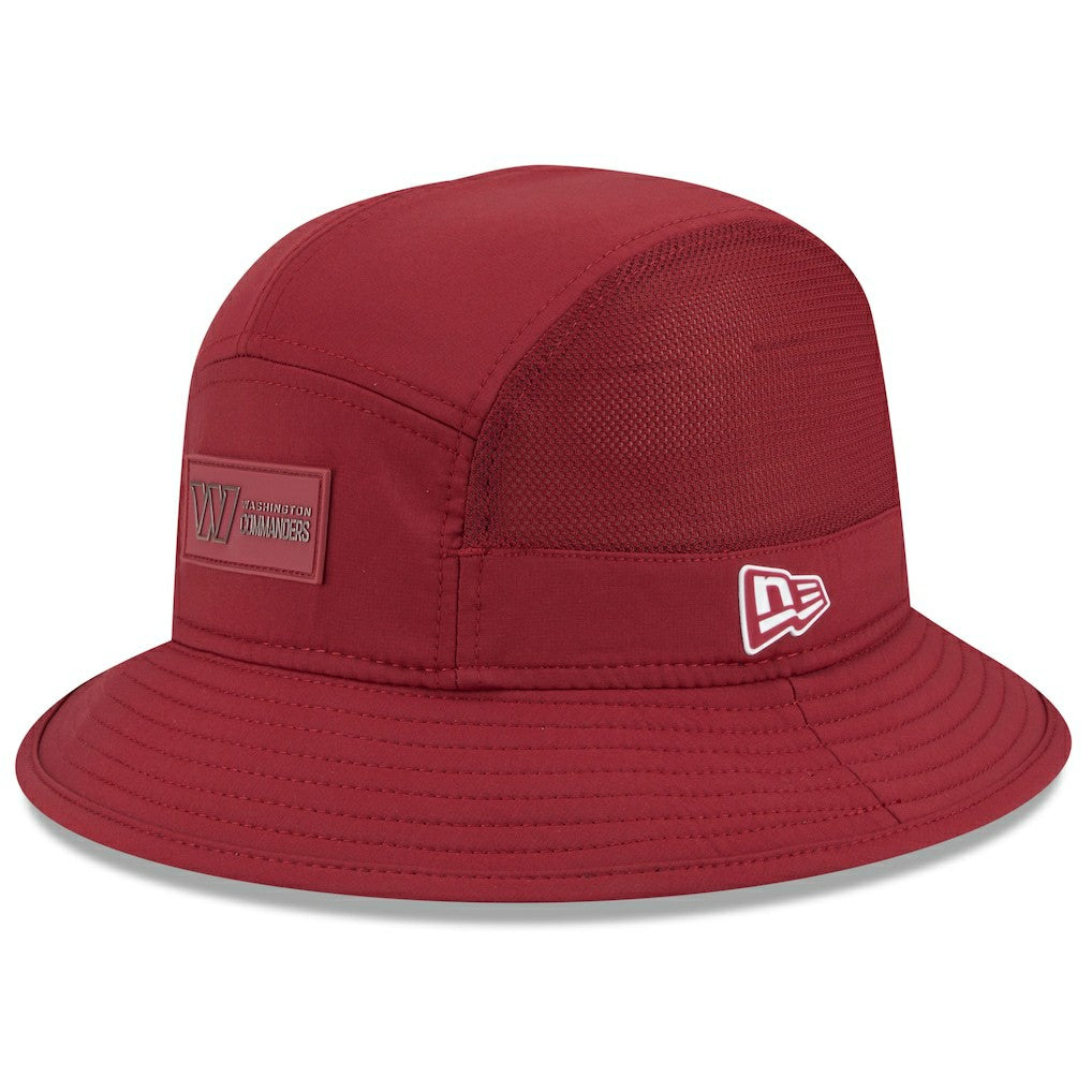 Washington Commanders New Era 2025 Sideline Bucket Hat - Burgundy discount
