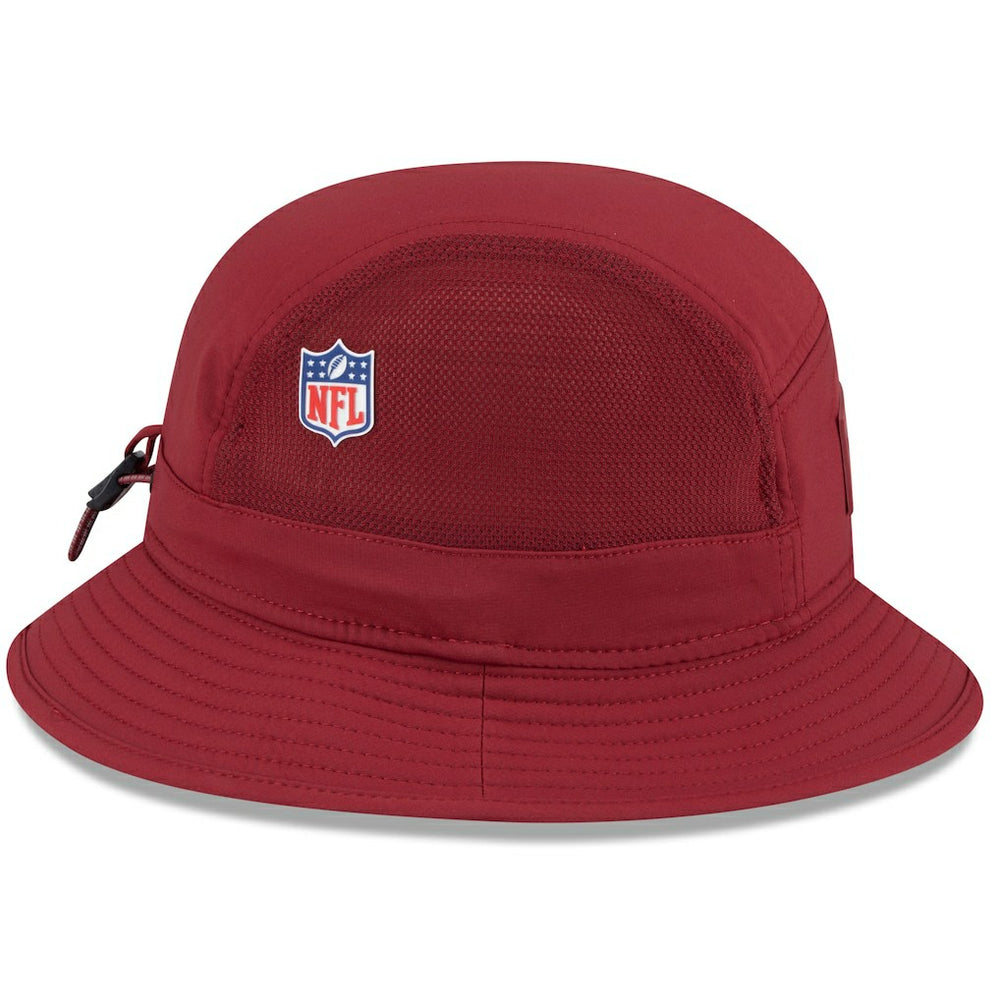 Washington Commanders New Era 2025 Sideline Bucket Hat - Burgundy discount