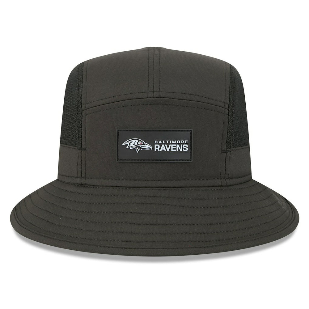 Baltimore Ravens New Era 2025 Sideline Bucket Hat - Black sale