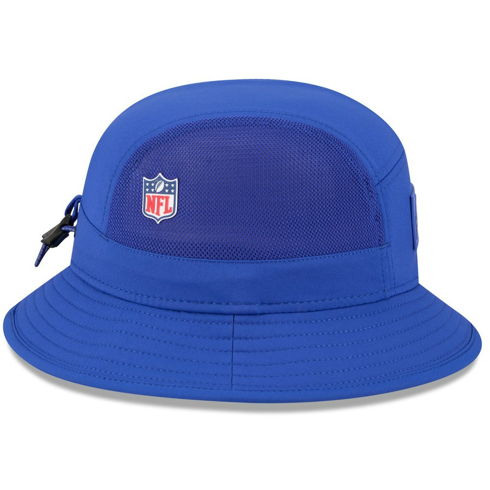 Buffalo Bills New Era 2025 Sideline Bucket Hat - Royal sale