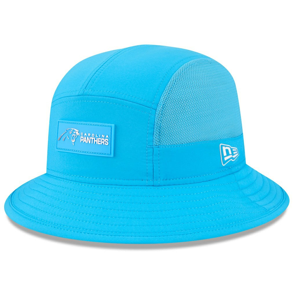 Carolina Panthers New Era 2025 Sideline Bucket Hat - Blue for sale