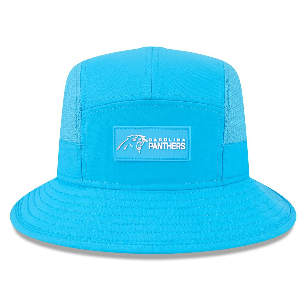 Carolina Panthers New Era 2025 Sideline Bucket Hat - Blue for sale