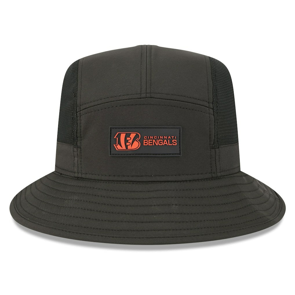 Cincinnati Bengals New Era 2025 Sideline Bucket Hat - Black cheap
