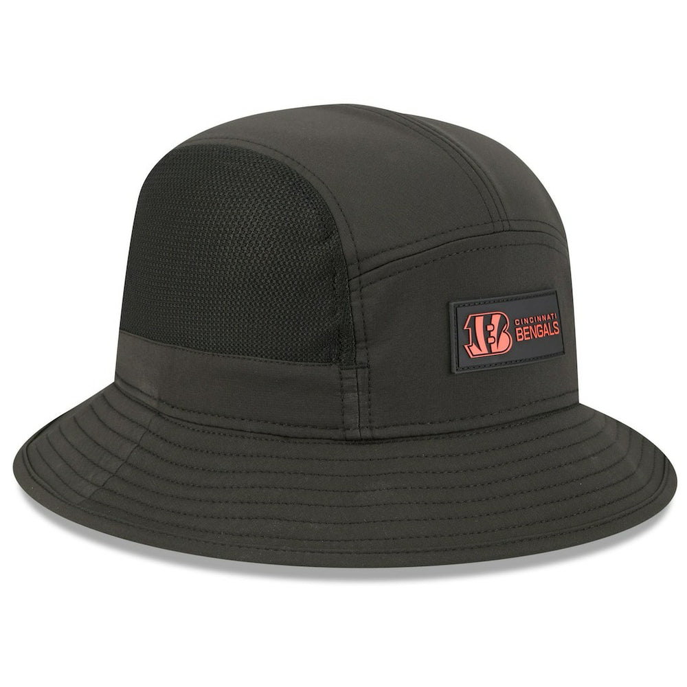 Cincinnati Bengals New Era 2025 Sideline Bucket Hat - Black cheap