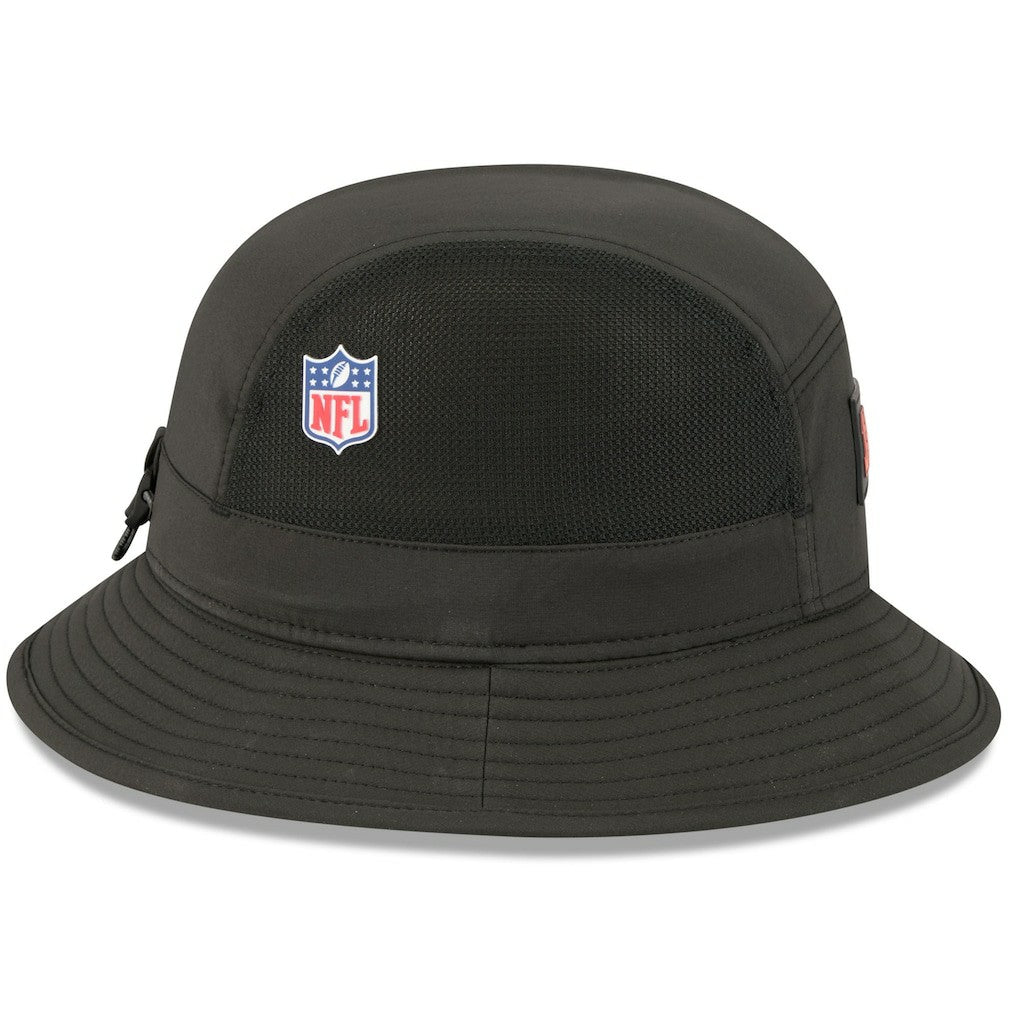 Cincinnati Bengals New Era 2025 Sideline Bucket Hat - Black cheap