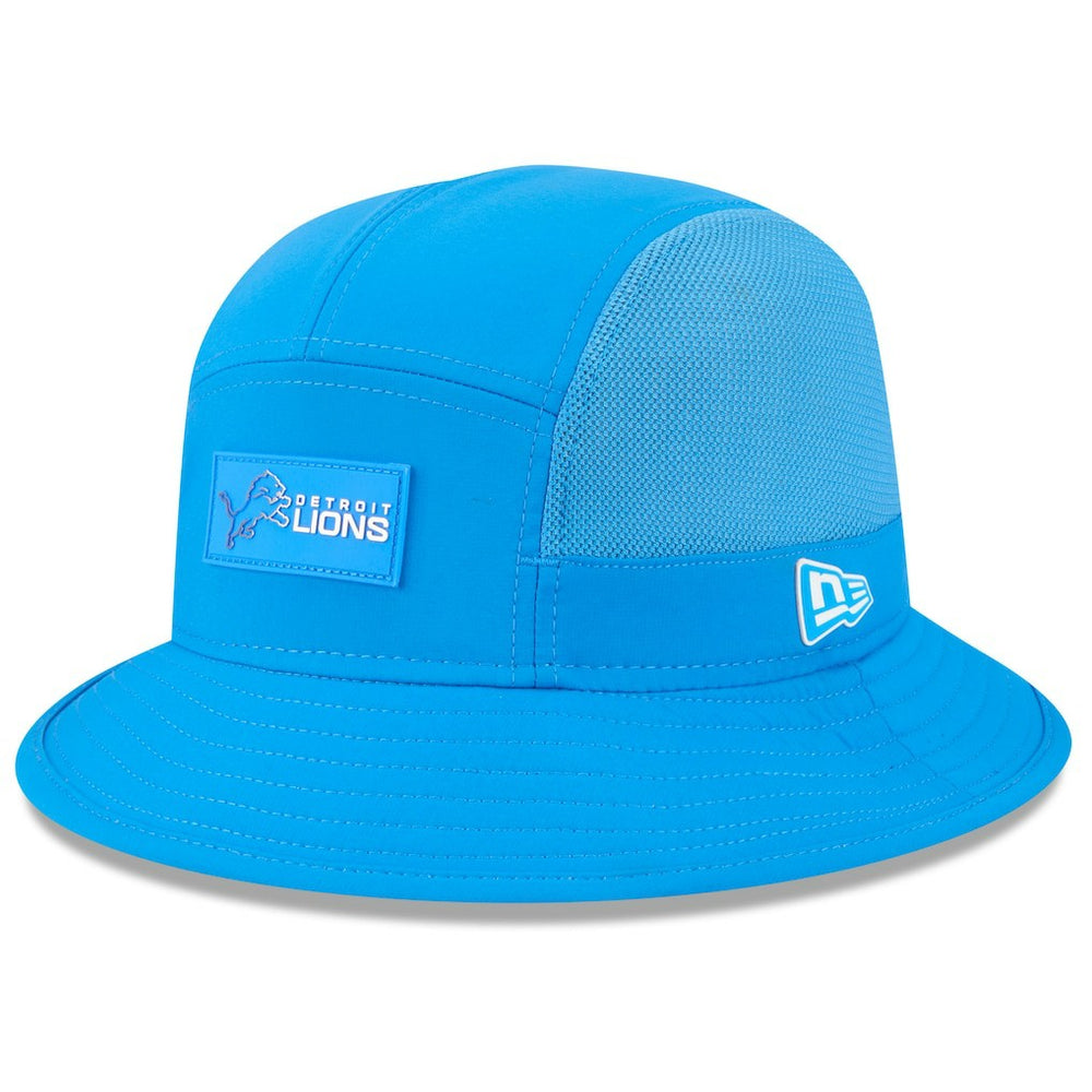 Detroit Lions New Era 2025 Sideline Bucket Hat - Blue discount